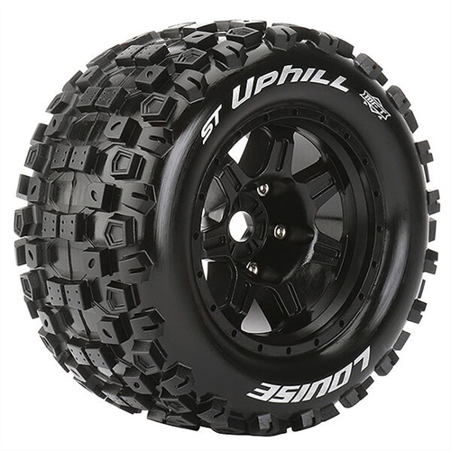 LOUISE RC ST-UPHILL 1/8 SPORT 0" OFFSET HEX 17MM BLACK E-R